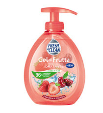 Sapone Gel - liquido - fragola/ciliegia - 300 ml - Fresh&Clean