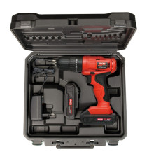 Trapano avvitatore  M-TAP1 18 K1 - con percussione - in valigetta - a batteria al litio - 18 V - Valex Trapano avvitatore  M-TAP1 18 K1 - con percussione - in valigetta - a batteria al litio - 18 V - Valex