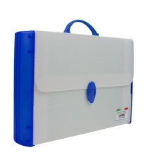 Valigetta polionda 254/R - 28 x 43 cm - dorso 8,5 cm rigido - Favorit