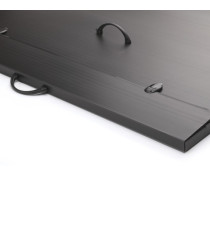 Valigetta Polionda Every Line Total Black - 27x37,5 cm - dorso 8 cm - Favorit