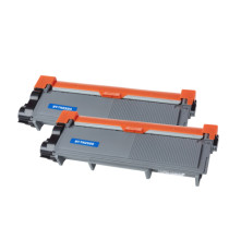 Twin pack Toner TN-2420 con chip compatibile per Brother HL 2310 2350 2370 2375 2510 2530 2550 2730 2750 TN2420x2 3.000 pagine