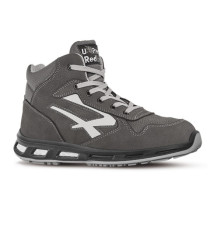 Calzatura di sicurezza Infinity S3 - pelle nabuk naturale - taglia 48 - grigio - U-Power