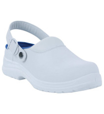 Calzatura sabot Maubec 4 SBEA SR - microfibra - numero 37 - bianco - Deltaplus