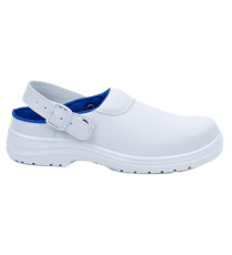 Calzatura sabot Maubec 4 SBEA SR - microfibra - numero 44 - bianco - Deltaplus