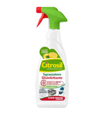 Disinfettante sgrassatore - disinfettante - virucida - limone - trigger da 650 ml - Citrosil