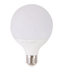 Lampadina led G95 15W attacco E27 1500 lumen - 6500K luce fredda - misura D95Hx140mm equivale a 99w incandescenza Lampadina led G95 15W attacco E27 1500 lumen - 6500K luce fredda - misura D95Hx140mm equivale a 99w incandescenza