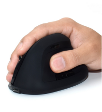 Mouse wireless ergonomico verticale Ewent EW3158 nero, con batteria al litio ricaricabile 5 tasti + rotella fino a 1600dpi Mouse wireless ergonomico verticale Ewent EW3158 nero, con batteria al litio ricaricabile 5 tasti + rotella fino a 1600dpi