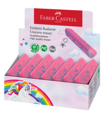 Gomma triangolare unicorno - colori assortiti - Faber Castell - expo 15 pezzi Gomma triangolare unicorno - colori assortiti - Faber Castell - expo 15 pezzi