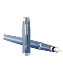 Penna stilografica IM Monochrome Rituals Blue - punta M - blu - Parker Penna stilografica IM Monochrome Rituals Blue - punta M - blu - Parker