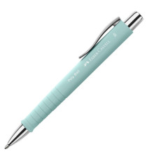 Set stilo B Poly Pen + sfera Poly Ball - punta 0,7 mm - fusto caribic blue - Faber-Castell