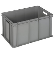 Cassa industriale Europa - 60 x 40 x 32 cm - 64 L - PP - grigio - Mobil Plastic Cassa industriale Europa - 60 x 40 x 32 cm - 64 L - PP - grigio - Mobil Plastic