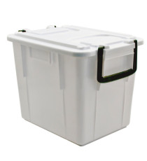 Contenitore Foodbox con coperchio - 38x28x30 cm - 20 L - PPL riciclabile - bianco - Mobil Plastic Contenitore Foodbox con coperchio - 38x28x30 cm - 20 L - PPL riciclabile - bianco - Mobil Plastic