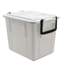 Contenitore Foodbox con coperchio - 38x28x30 cm - 20 L - PPL riciclabile - bianco - Mobil Plastic Contenitore Foodbox con coperchio - 38x28x30 cm - 20 L - PPL riciclabile - bianco - Mobil Plastic