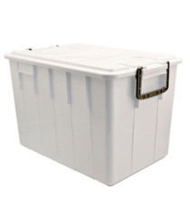 Contenitore Foodbox con coperchio - 58x38x38 cm - 60 L - PPL riciclabile - bianco - Mobil Plastic Contenitore Foodbox con coperchio - 58x38x38 cm - 60 L - PPL riciclabile - bianco - Mobil Plastic