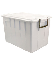 Contenitore Foodbox con coperchio - 58x38x38 cm - 60 L - PPL riciclabile - bianco - Mobil Plastic Contenitore Foodbox con coperchio - 58x38x38 cm - 60 L - PPL riciclabile - bianco - Mobil Plastic