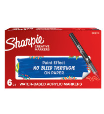 Marcatore acrilico - punta pennello - rosso - Sharpie Marcatore acrilico - punta pennello - rosso - Sharpie