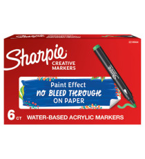 Marcatore acrilico - punta tonda - verde - Sharpie Marcatore acrilico - punta tonda - verde - Sharpie