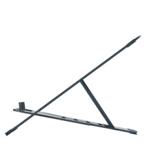 Supporto notebook - regolabile ultrapiatto - grigio scuro - in alluminio - Leitz