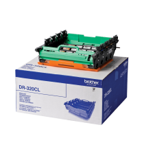 Drum unit Brother DR-320CL nero + colore tamburo originale per Brother DCP 9055CDN DR320 capacità 25.000 pagine