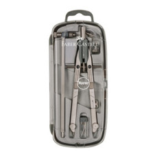 Balaustrone Tech - a pressione - con aste snodabili - diametro max cerchio 570mm - Faber-Castell Balaustrone Tech - a pressione - con aste snodabili - diametro max cerchio 570mm - Faber-Castell
