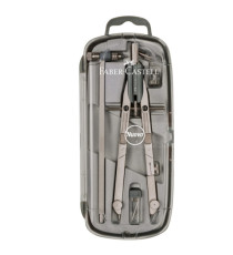 Balaustrone Tech - a pressione - con aste snodabili - diametro max cerchio 570mm - Faber-Castell Balaustrone Tech - a pressione - con aste snodabili - diametro max cerchio 570mm - Faber-Castell