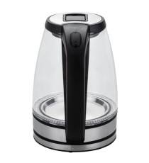Bollitore elettrico cordless - caraffa in vetro - 2200 W - nero - Melchioni family