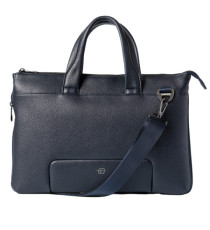 Borsa espandibile Gate Trended - con manici - 41 x 30 x 7 cm - ecopelle - blu - In Tempo Borsa espandibile Gate Trended - con manici - 41 x 30 x 7 cm - ecopelle - blu - In Tempo