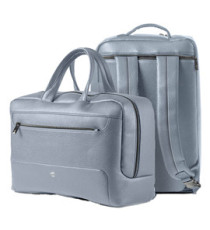 Borsa zainabile bi-bag Gate Trended - 42 x 28 x 14 cm - ecopelle - azzurro - In Tempo Borsa zainabile bi-bag Gate Trended - 42 x 28 x 14 cm - ecopelle - azzurro - In Tempo