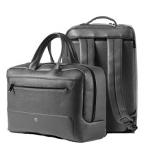 Borsa zainabile bi-bag Gate Trended - 42 x 28 x 14 cm - ecopelle - nero - In Tempo Borsa zainabile bi-bag Gate Trended - 42 x 28 x 14 cm - ecopelle - nero - In Tempo