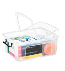 Contenitore multiuso Strata con coperchio - 50x39,5x20,2 cm - 24 L - PPL - trasparente - Cep Contenitore multiuso Strata con coperchio - 50x39,5x20,2 cm - 24 L - PPL - trasparente - Cep