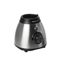 Frullatore Frullo Glass - con bicchiere in vetro - 600 W - nero/argento - Melchioni family