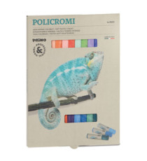 Gessetti quadrati Policromi - quadrati - 13x13x80mm - Primo - astuccio 24 gessi