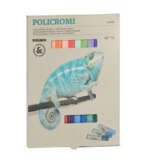 Gessetti quadrati Policromi - quadrati - 13x13x80mm - Primo - astuccio 24 gessi