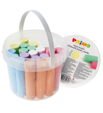 Gessi Jumbo - Ø 18 x 80 mm - colori assortiti - Primo - secchiello 22 pezzi