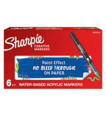 Marcatore acrilico - punta pennello - verde - Sharpie Marcatore acrilico - punta pennello - verde - Sharpie