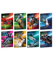 Maxiquaderno Sport Emotions - A4 - 1 rigo c/margine - 21 fogli - 80 gr - Blasetti Maxiquaderno Sport Emotions - A4 - 1 rigo c/margine - 21 fogli - 80 gr - Blasetti