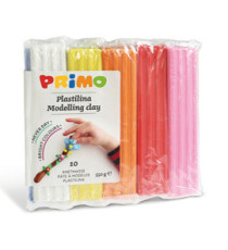 Panetto plastilina - 10 colori - 55gr - Primo