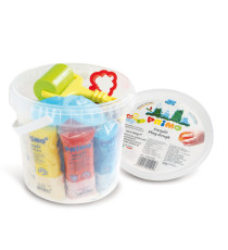 Pasta soffice Easy Dò - 100gr - Primo - Secchiello 10 panetti con accessori