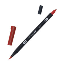 Pennarello Dual Brush 837 - wine red - Tombow Pennarello Dual Brush 837 - wine red - Tombow