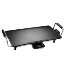 Piastra antiaderente Atena - 43 x 23 cm - 2000 W - nero - Melchioni family