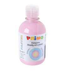 Tempera brillante pastello - 300 ml - colori pastel assortiti - Primo - box 6 colori