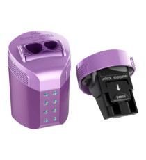 Temperamatite RollOn Sparkle - con serbatoio - 2 fori - colori assortiti - Faber-Castell