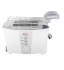 Tostapane elettrico - 2 pinze - 600 W - bianco - Melchioni family