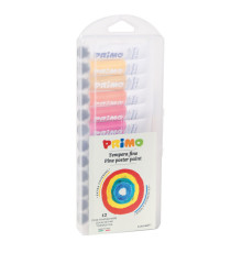 Tubi tempera - 12 ml - colori assortiti - Primo - astuccio 12 pezzi
