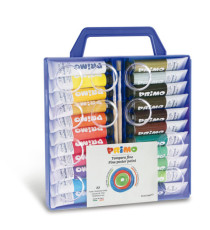Tubi tempera - 12 ml - colori assortiti - Primo - astuccio 22 pezzi Tubi tempera - 12 ml - colori assortiti - Primo - astuccio 22 pezzi
