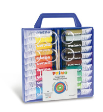 Tubi tempera - 12 ml - colori assortiti - Primo - astuccio 22 pezzi Tubi tempera - 12 ml - colori assortiti - Primo - astuccio 22 pezzi