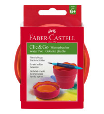 Vaschetta Click & Go - multiuso - rossa - Faber-Castell Vaschetta Click & Go - multiuso - rossa - Faber-Castell