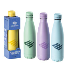 Borraccia termica Pastel - 500 ml - acciaio inox - colori assortiti - Colorosa Borraccia termica Pastel - 500 ml - acciaio inox - colori assortiti - Colorosa