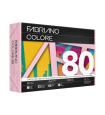 FabrianoColore - A4 - 80 gr - colori tenui rosa - Fabriano - conf. 500 fogli
