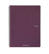 Maxiquaderno Ecoqua original - spiralato - A4 - 90 gr - 1 rigo - 70 fogli - vino - Fabriano Maxiquaderno Ecoqua original - spiralato - A4 - 90 gr - 1 rigo - 70 fogli - vino - Fabriano